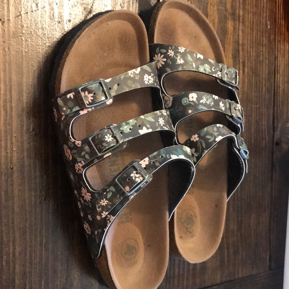 Birkenstock Florida three strap floral 38